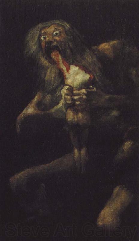 Francisco Goya saturnus slular sina barn Norge oil painting art